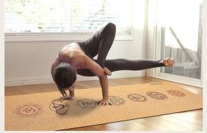 Ang yoga nga ECO Cork goma nga goma nga goma gikan sa 100% nga natural nga mga materyales