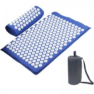 Jointop Massager Cushion Mat Yoga Mat Acupressure Relieve Back Relieve Body Pain Spike Acupuncture Massage Mat with Pillow