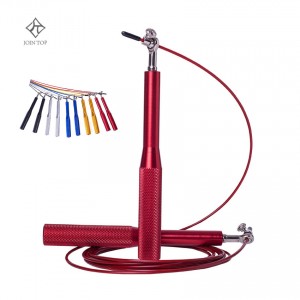 Jointop Factory Price Custom Steel High Quality Speed Skipping Heavy PVC Weighted Jump Rope With Logo