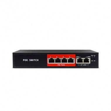 JVS-S06-4P-65W 4Port PoE Network Switch