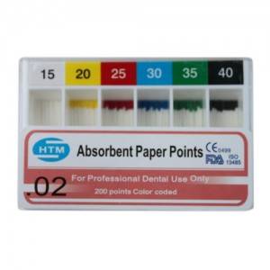 Dental Disposable Absorbent Paper Points 0.02 Taper