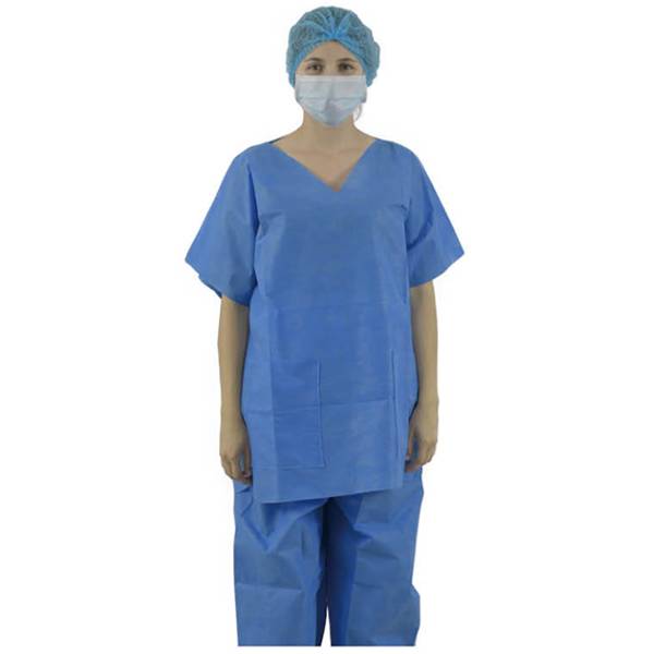 High definition Medical Use Disposable Plastic Apron - Disposable Scrub Suits – JPS Medical detail pictures