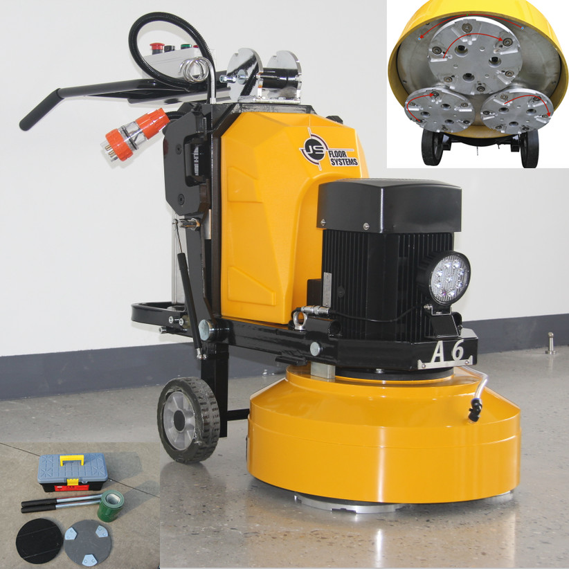 JS Flooring coatings grinder