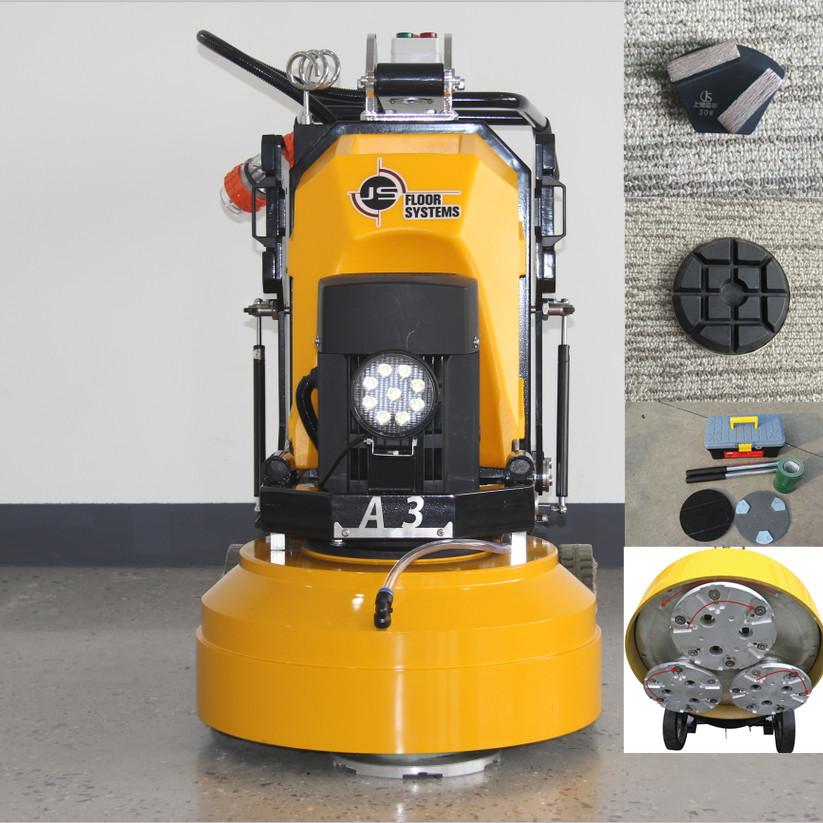 A3 floor scrubber rotary broom asphalt crusher for sale