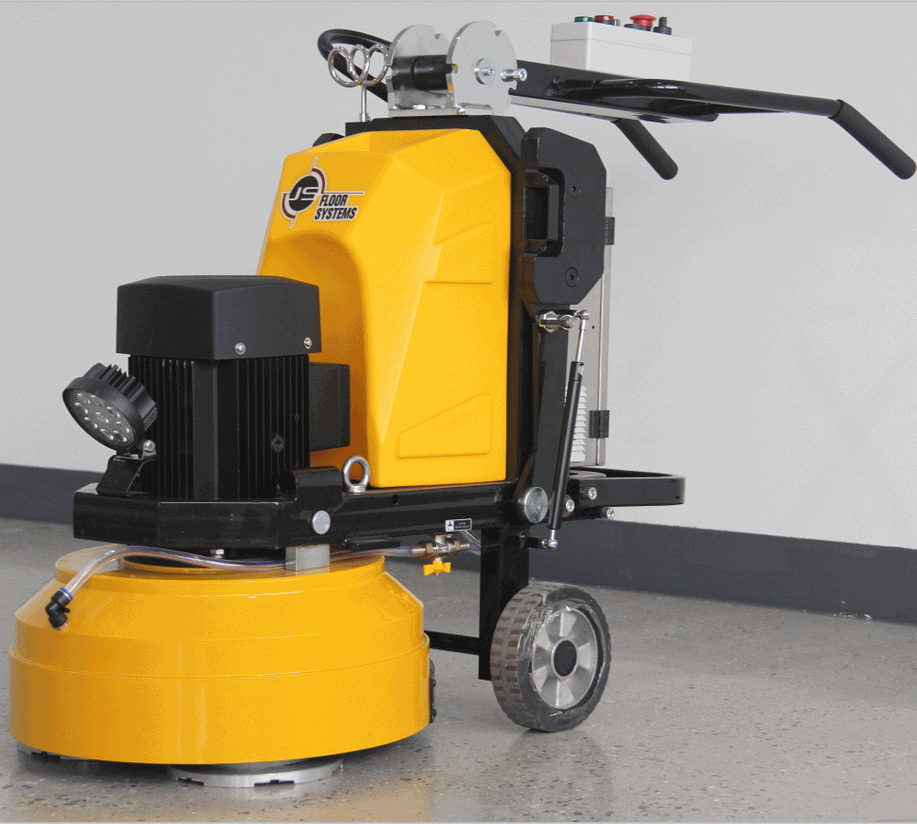 A3 floor scrubber and concrete grinder