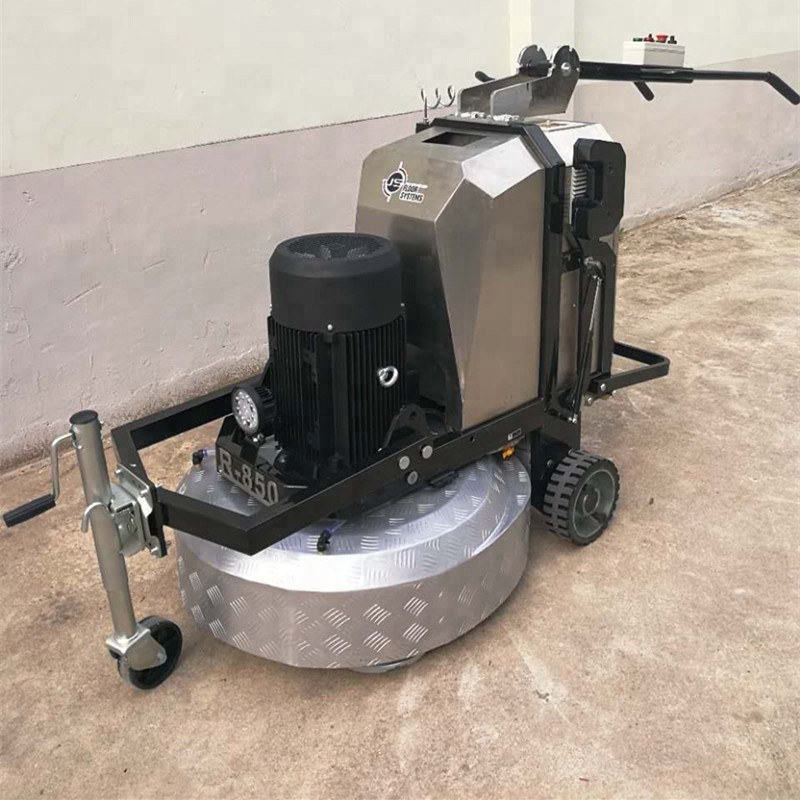 old garage refinishing grinding polishing machine with self propelled systems