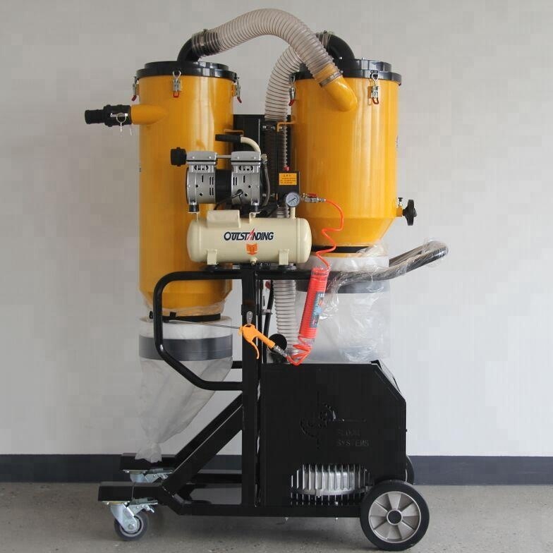 double cyclone vacuum HEPA vacuum cleaner for floor grinder