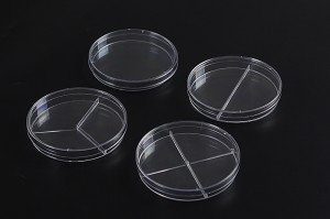 Petri Dish Steril Üçlü Vent