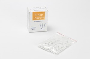 Single Use Flat Twist Top Blood Lancet