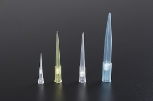 Lab Plastic sọnu Filter Tips For Gilson 10ul, 200ulwhite