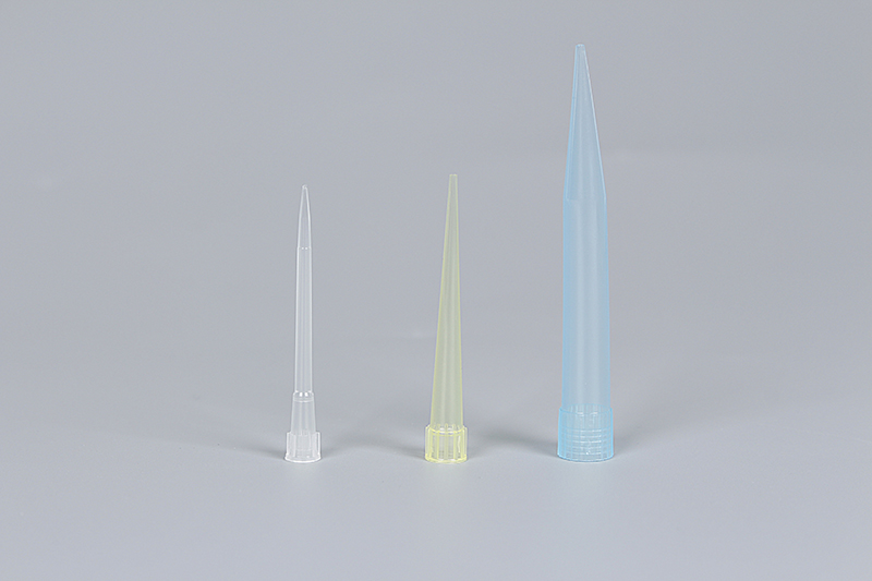 Lab Plastic sọnu 10ul, 200ul, 1000ul White Eppendorf pipette Tips ifihan Image