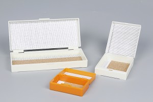 Lab Plastic Medical Microscope Glass Slide Storage Box For 12pcs 25pcs 50pcs 100pcs Slides
