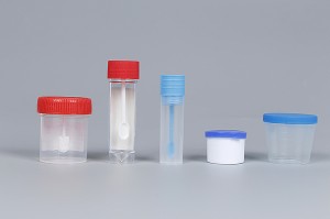 Disposable Plastic Sterile Stool Collection Container 20ml,30ml,60ml Blue Cap