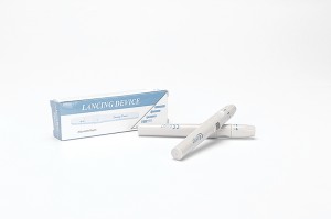 Desbotable axustable Dispositivo Lancing automática Sangue Lancet Pen