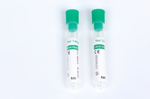 Non-cupping Sangue Collection heparin Tube