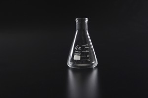 1121conical Flask (Erlenmeyer Flask) កចង្អៀតជាមួយអ្នកបញ្ចប់