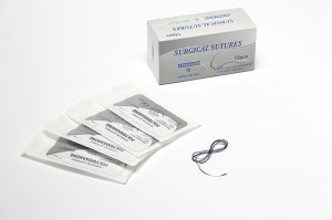 PDO surgical suture thread with needles