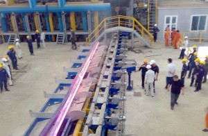 OEM Manufacturer Annealing Furnace Electrical Steel - Commissioning and tapping of 12m heating furnace in Vietnam – Yinuo