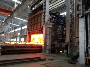 Trolley/Car type industrial electric resistance heat treating furnace