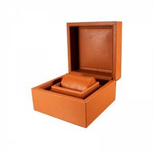 Kutitë e valixheve më të shitura të organizatorit të ruajtjes së orës lëkure të zezë Croco Pu