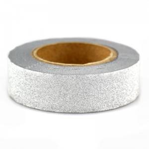 Silver gillter paper adhesive tape /washi tape