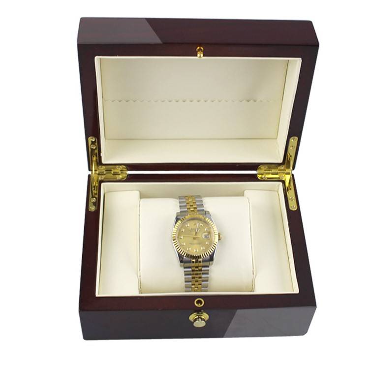 Caja de embalaje de reloj de MDF con logotipo personalizado de venta caliente 2018 Imagen destacada