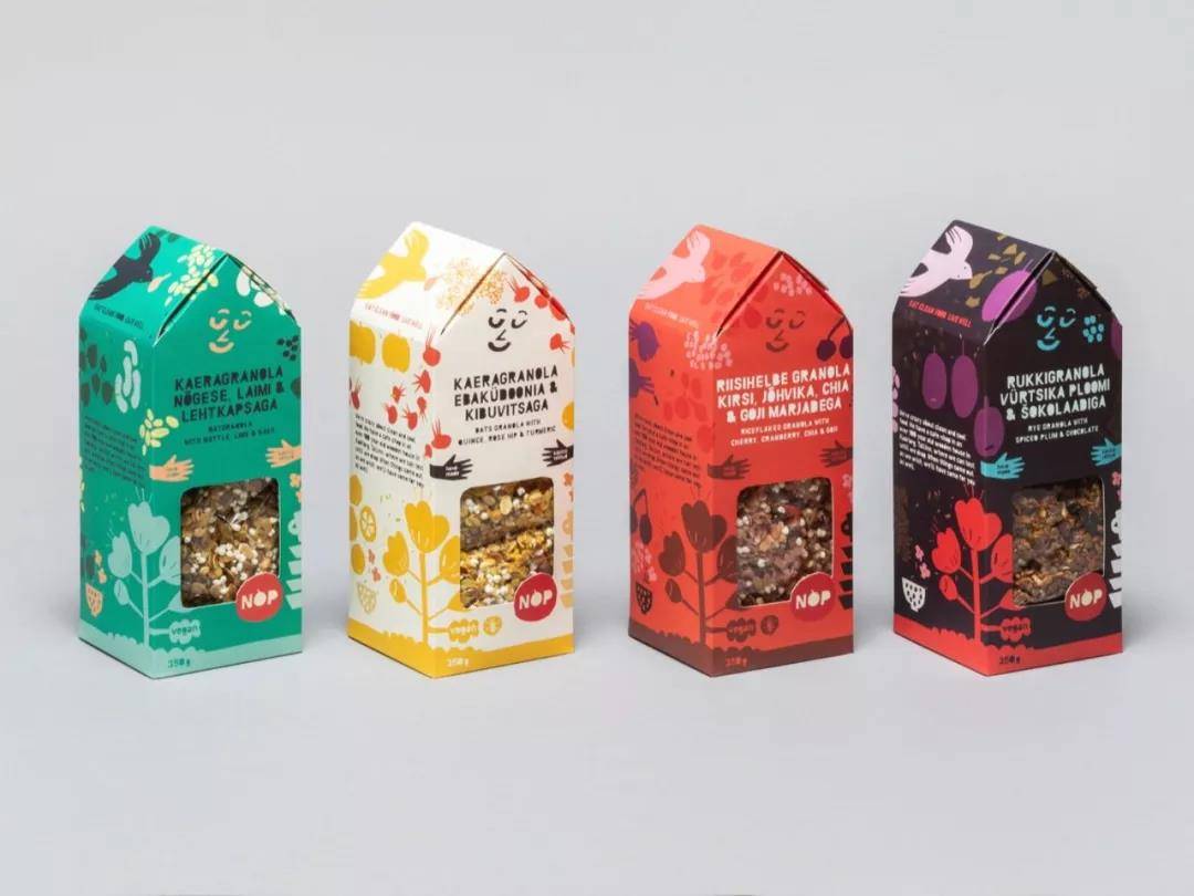 Packaging Design of Food Series with Full Individuality