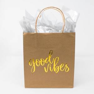 Custom Logo ho hatisoa Cheap Paper Gift Bags Wholesale