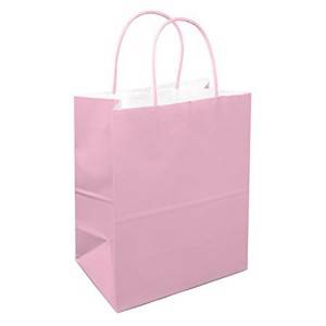 OEM Kleur Kraft Shopping Bag vir Klere, kruideniersware, Merchandise, Gift Packing