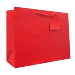 Basic Color Custom Paper Bag with Rope handle