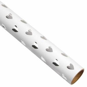 Silver hot stamping heart pattern paper roll