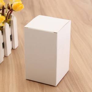 White Rectangle Foldable Cosmetic Box- China Printing Packing Supplier Wholesale