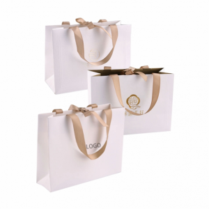 Luksusowa torba papierowa na zakupy na biżuterię