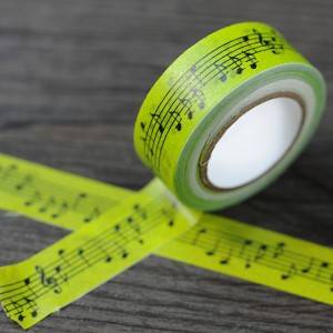 Solid Color Washi Tape With Lovely Printed Pattern