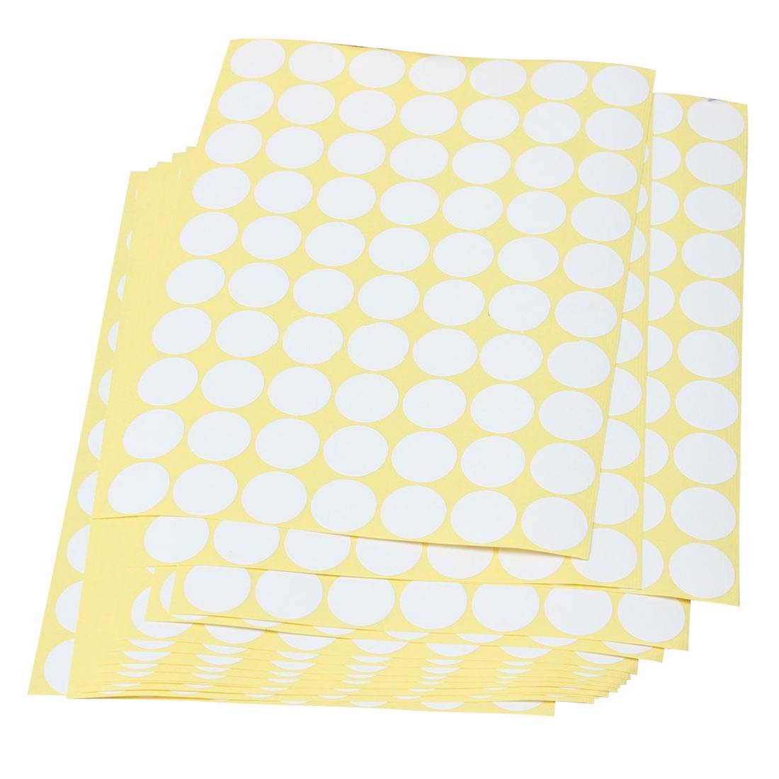 BLEL-Hot-19mm-Circles-Round-Code-Stickers-Self-Adhesive-Sticky-Labels-White