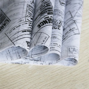 Poceni svileni papir za zavijanje daril z natisnjenim logotipom po meri