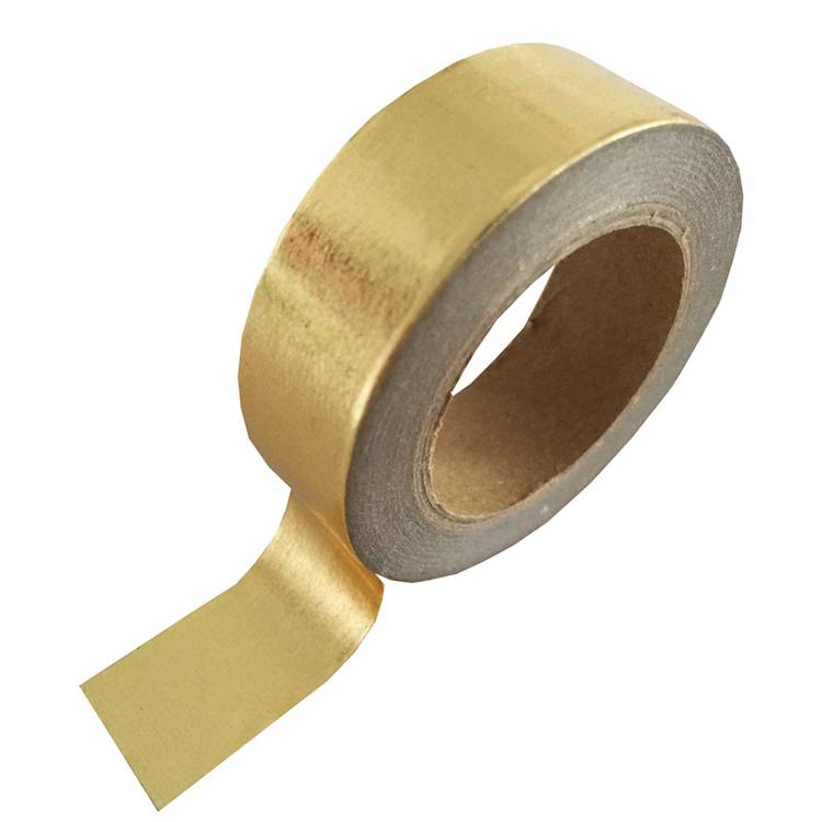 Custom golden masking tape and washi gold foil tape - China JD