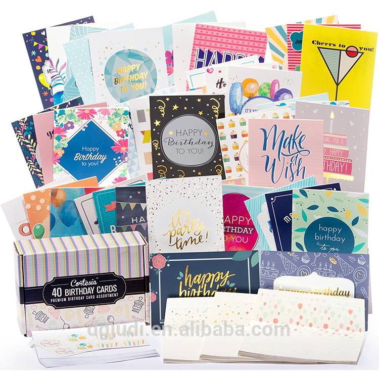 Wholesale Discount Kraft Paper Bag Heat Seal -
 Assorted Pattern Elegant Greeting Design For Birthday,Wedding,Sympathy,Thank you Card – JD Industrial