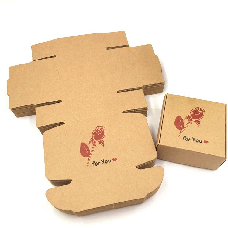 Custom logo printed paper packing shipping box