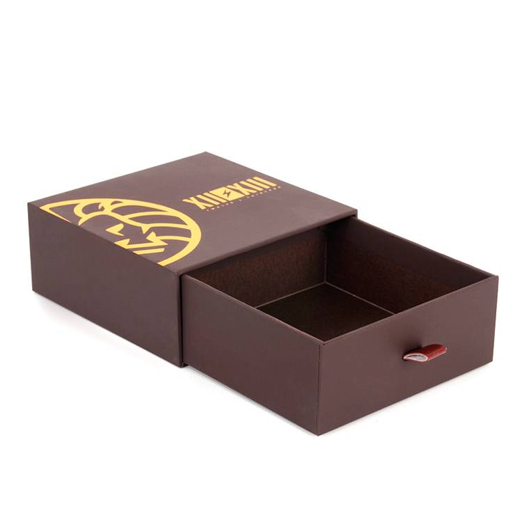caja de embalaje de papel de regalo caja de cajón logotipo personalizado dulces de chocolate