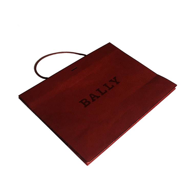 Luxury folding special paper shopping bag with custom logo