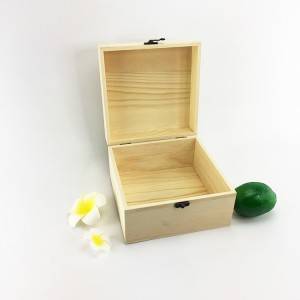 Cutie de accesorii cadou din lemn de pin natural en-gros