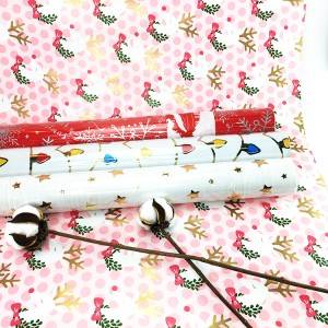Reliable Supplier Flower Christmas Gift Wrapping Paper With Company Logo