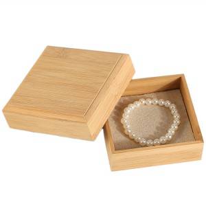 Jewelry wooden packing box with personalized logo