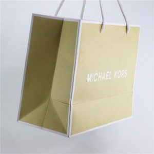 Эксклюзивные изготовленные на заказ бумажные пакеты Michael Kors с веревочными ручками