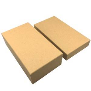 boîte d'emballage en papier kraft durable avec une éponge de protection