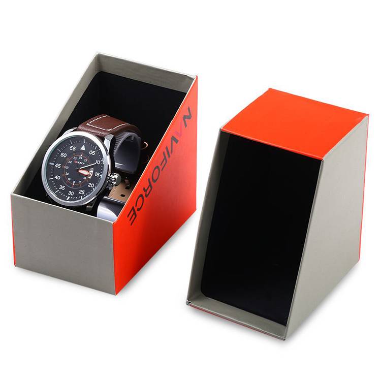 Low price for Grosgrain Ribbon -
 New Design Metal Lock Paperboard Watch Packing Box With Window – JD Industrial