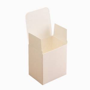 White Parihaba Foldable Cosmetic box- China Pag-print Packing Supplier Wholesale