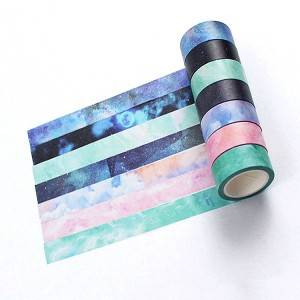 Starry Sky Printing Washi Making Tape