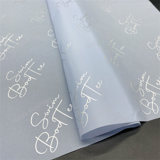 customized printed wrapping paper 17gsm size